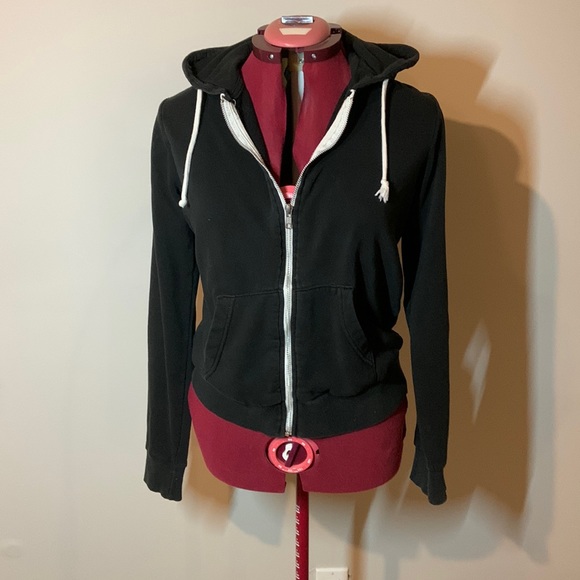 Black zip up hoodie - Picture 1 of 1
